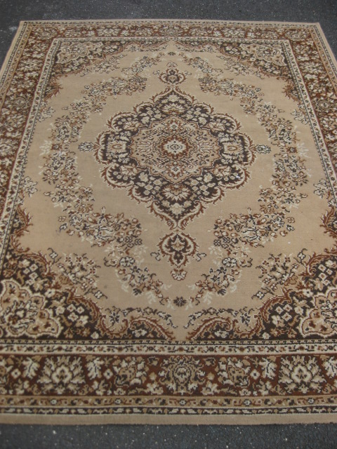 RUG #080, Vintage Olive Umber Tones 2.2m x 1.7m